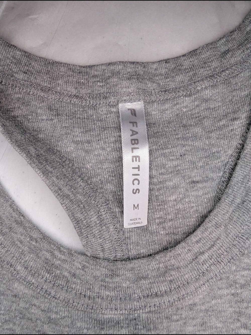Fabletics Heather Gray Racerback Tank - Picture 2 of 3